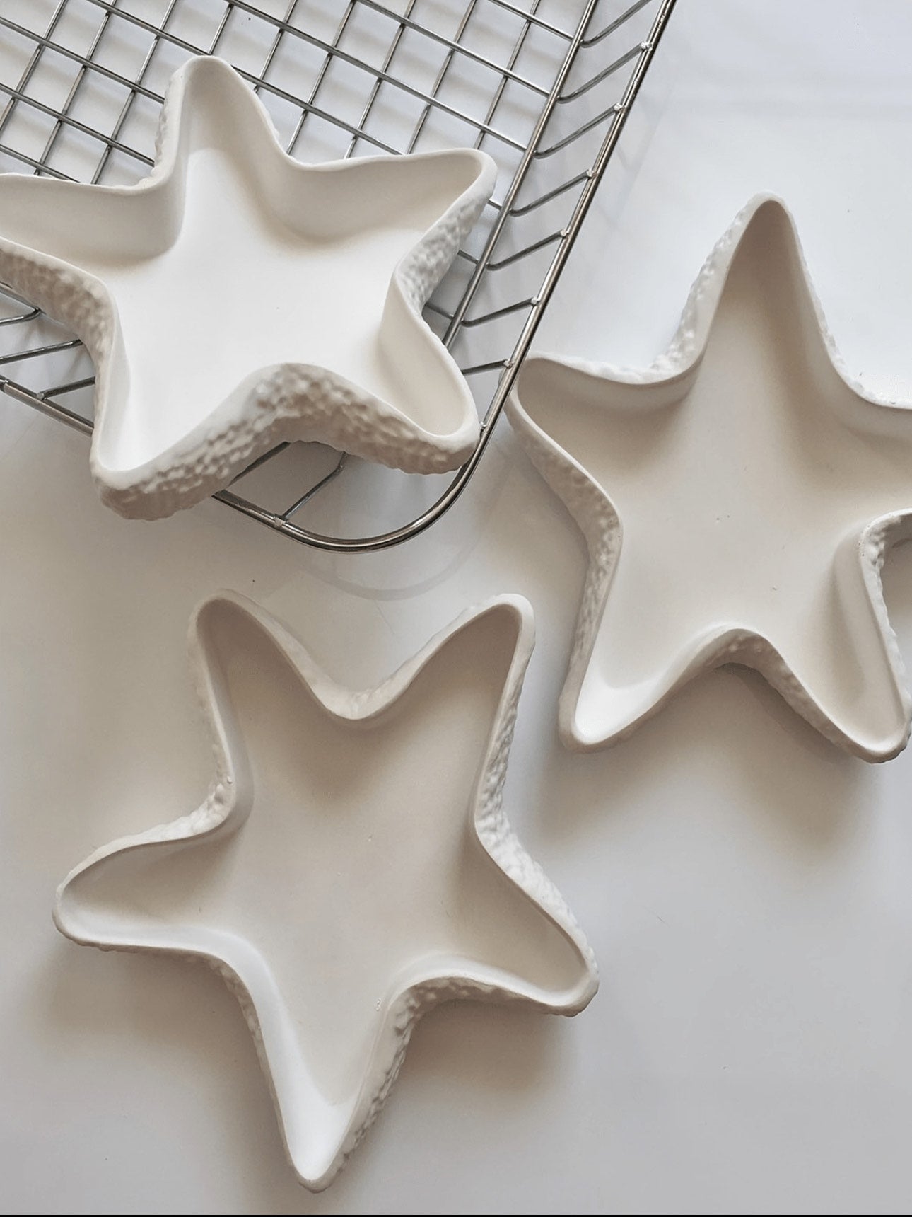 Costal Star Empty Cement Candle Jar