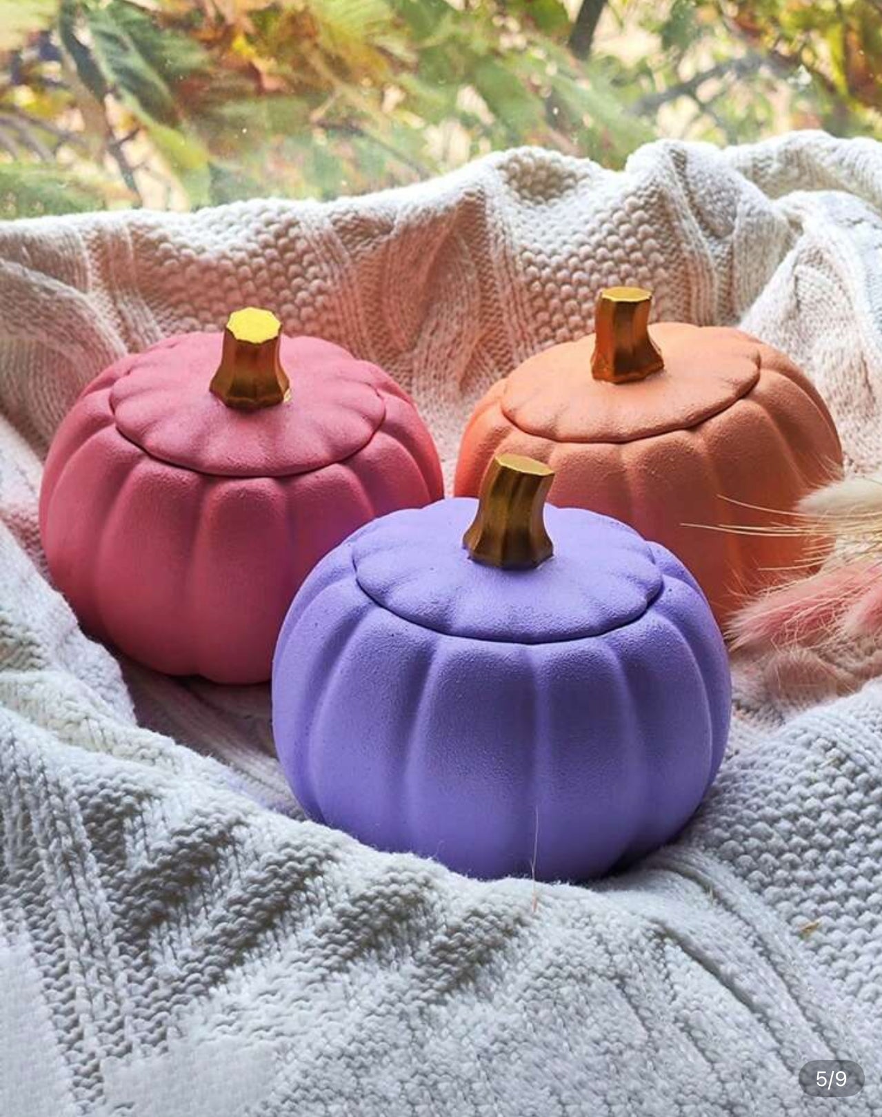 Wholesale Autumn Pumpkin Candle Jar